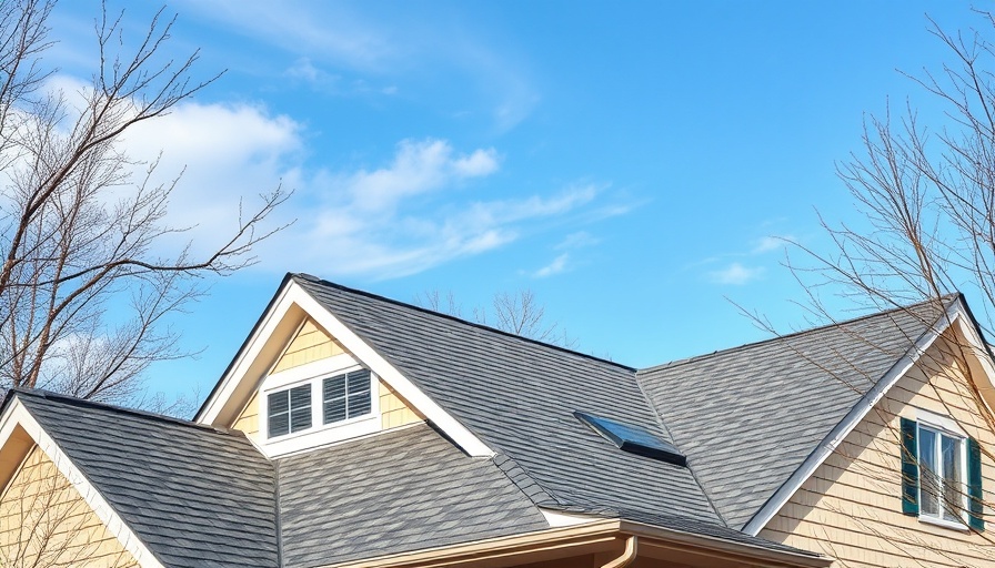 Modern house roof with efficient roof ventilation system.