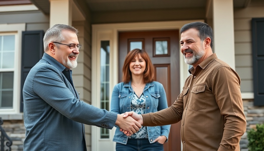 Home renovation relationship stress resolved with handshake.