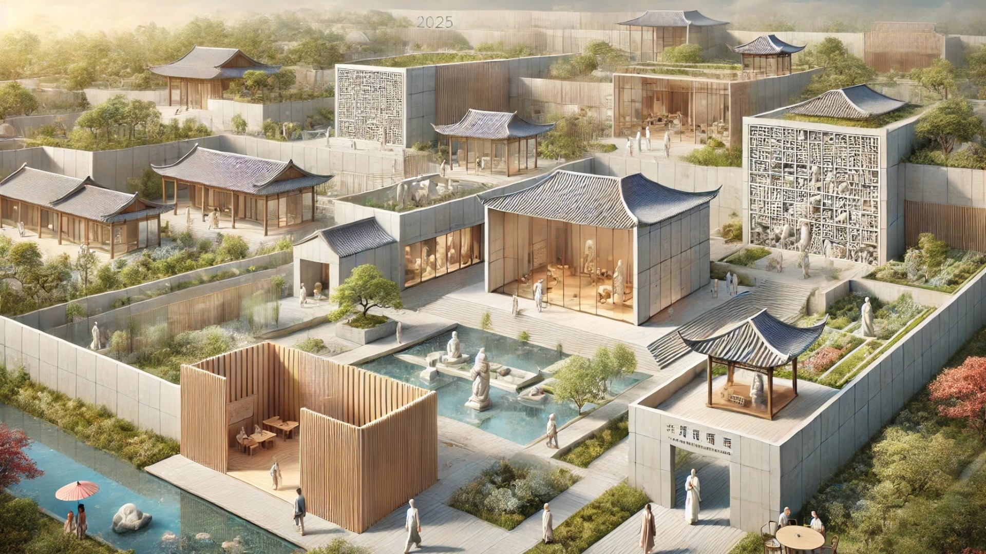 Celebrating 2025 Pritzker Prize recipient Liu Jiakun, the 2025 Pritzker Architecture Prize laureate, showcasing his fusion of traditional Chinese architecture with modern design