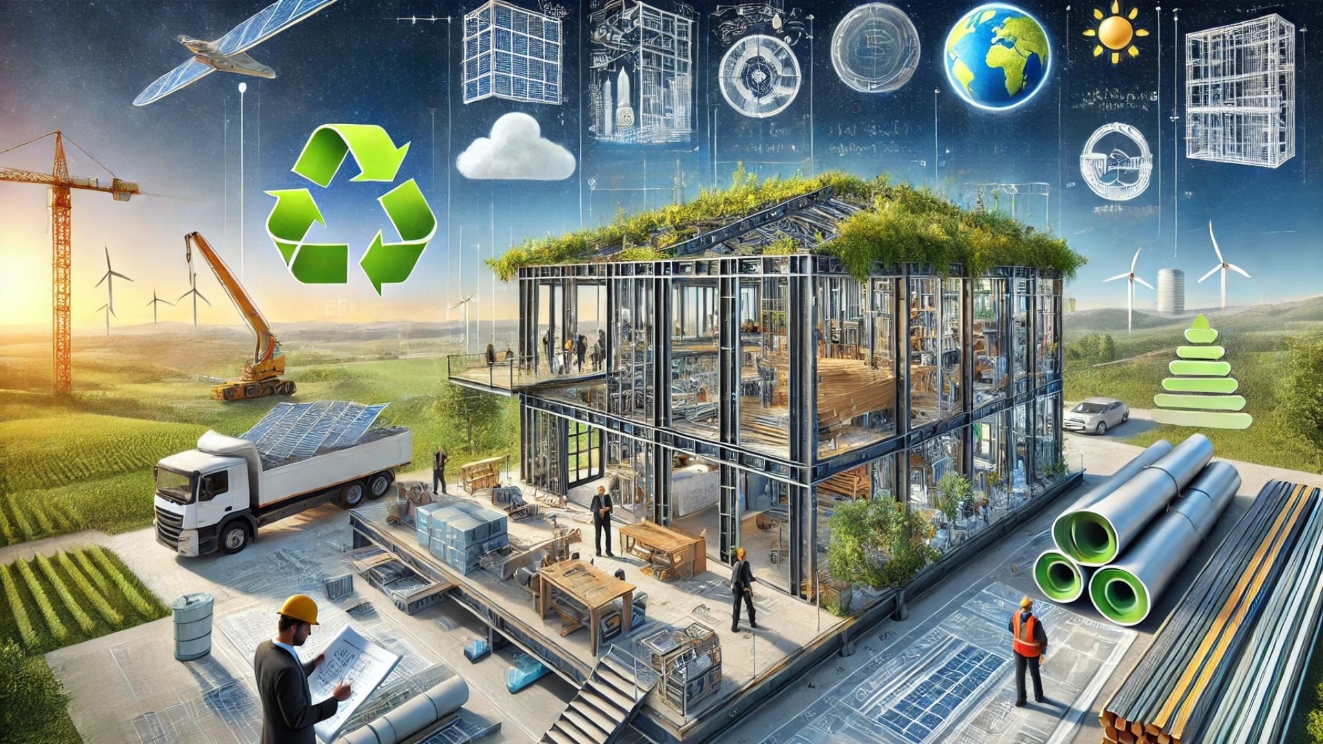 showcasing GreenGirt Steel’s sustainability and energy efficiency