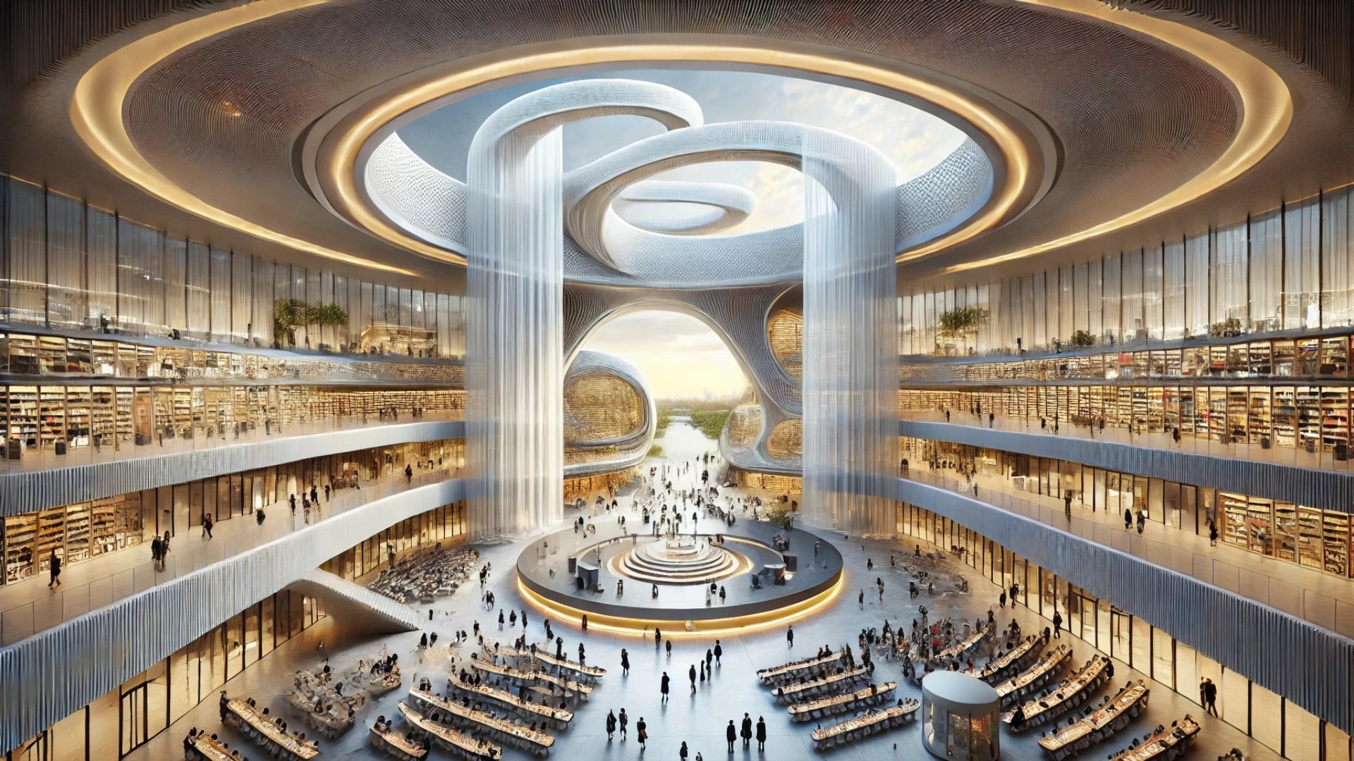 showcasing the Hengqin Culture & Art Complex on Hengqin Island, China