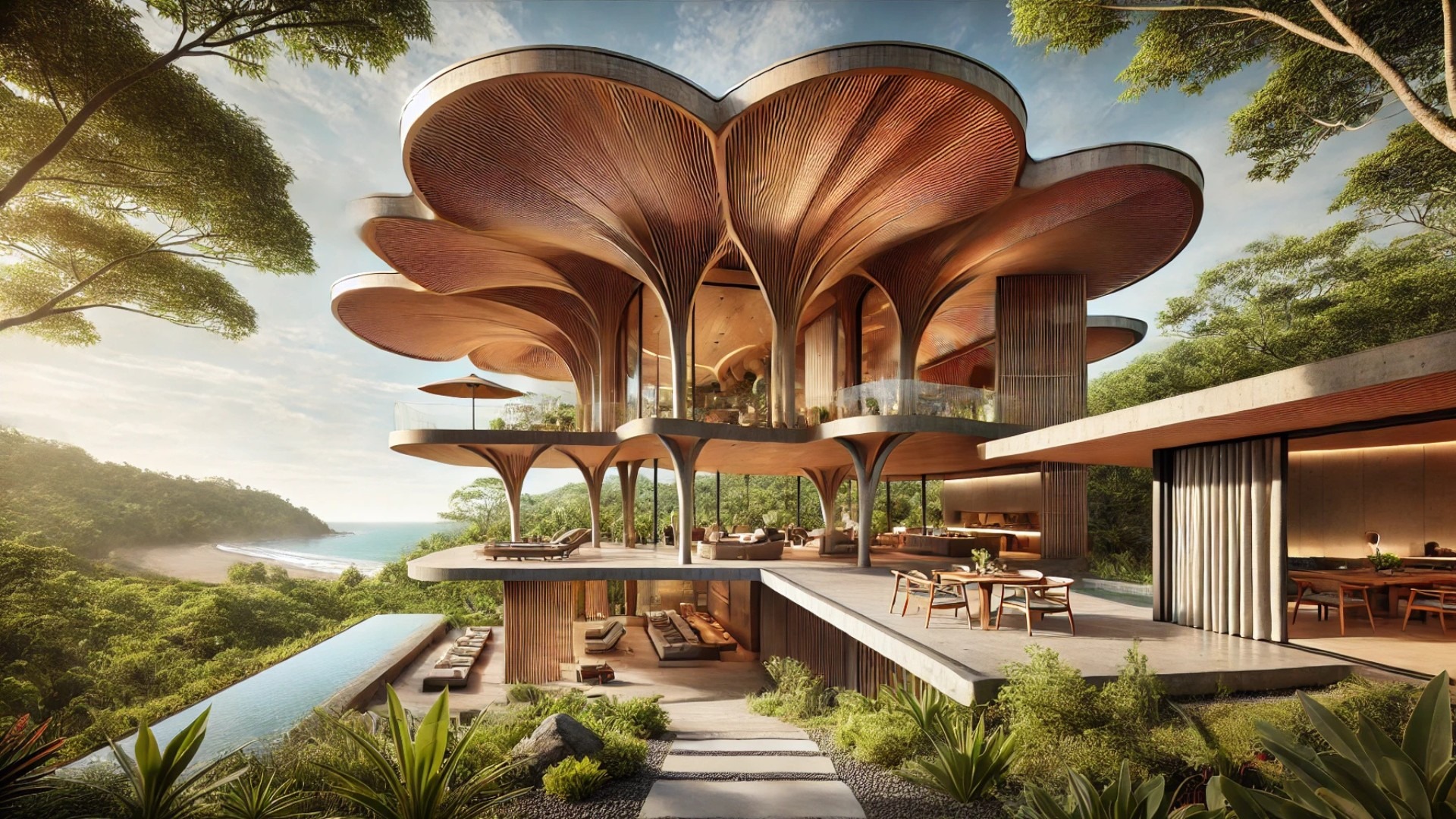 luxurious modern villa in Tamarindo, Costa Rica, designed by Studio Saxe