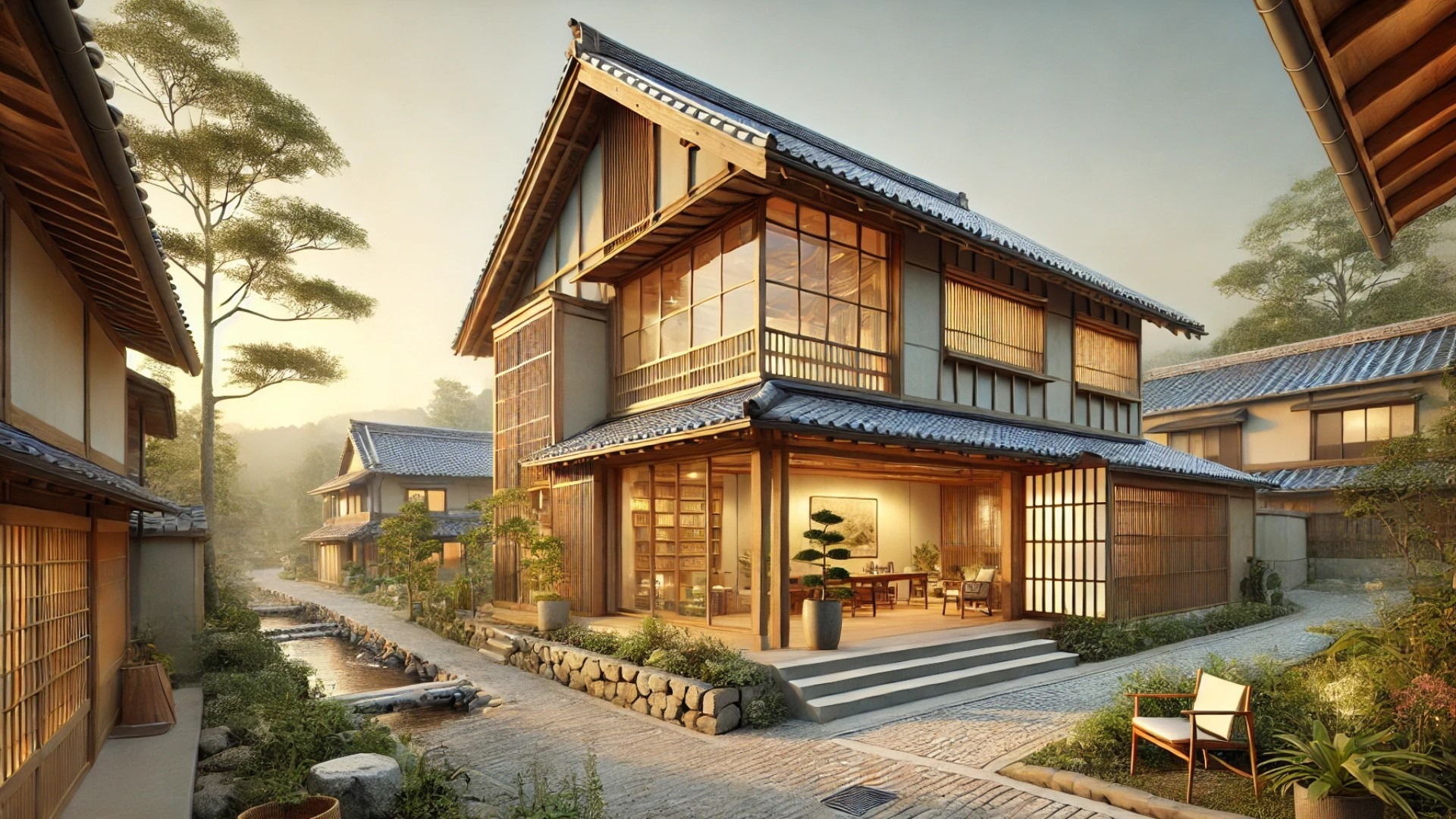 Renka Residence — where a historic rice mill reblooms into modern elegance, nestled in the soul of Fukuoka Prefecture