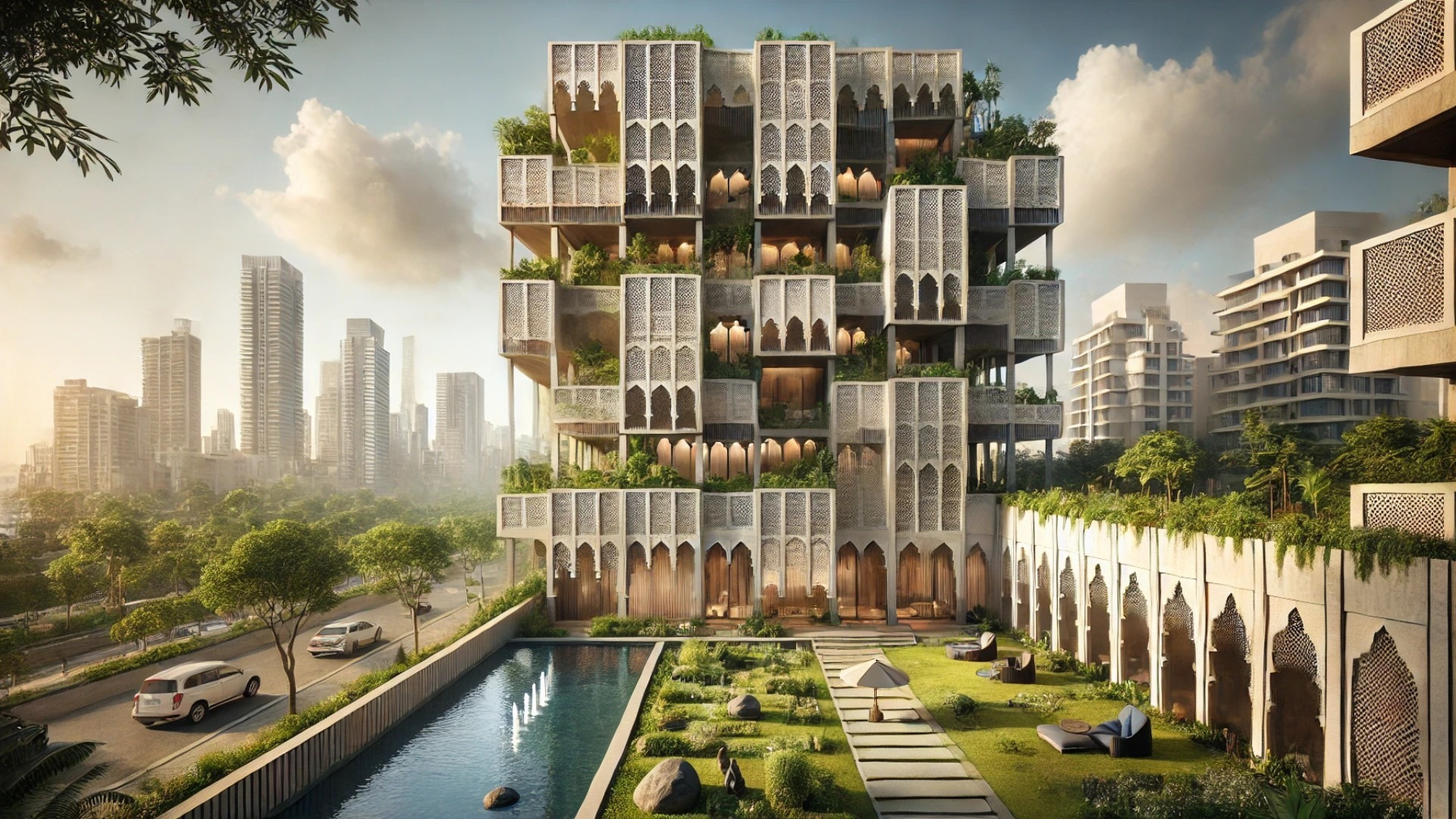 J-House — a high-rise harmony of tradition and innovation, nestled in Mumbai’s vibrant Khar neighborhood