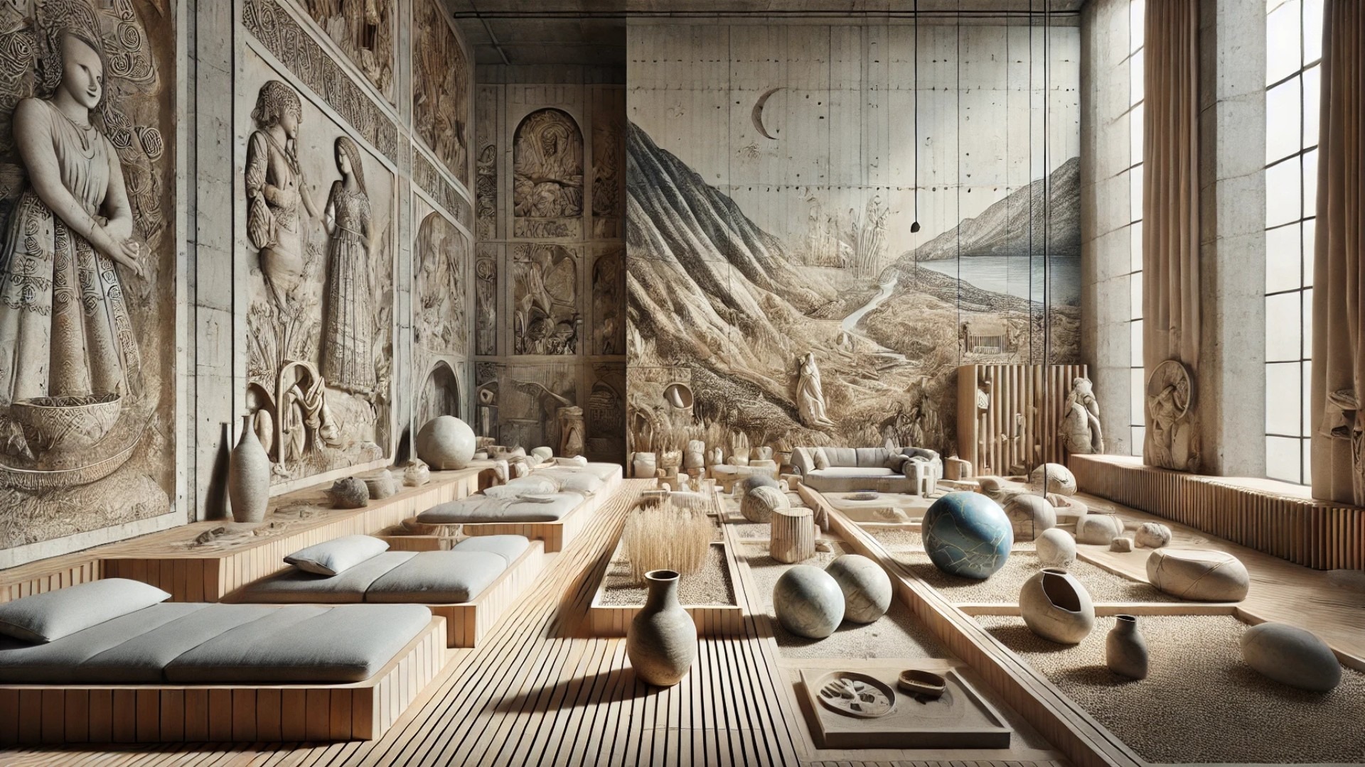 Romantic Brutalism" — a fresh angle on that stunning convergence of brutalist geometry and Polish folk craft