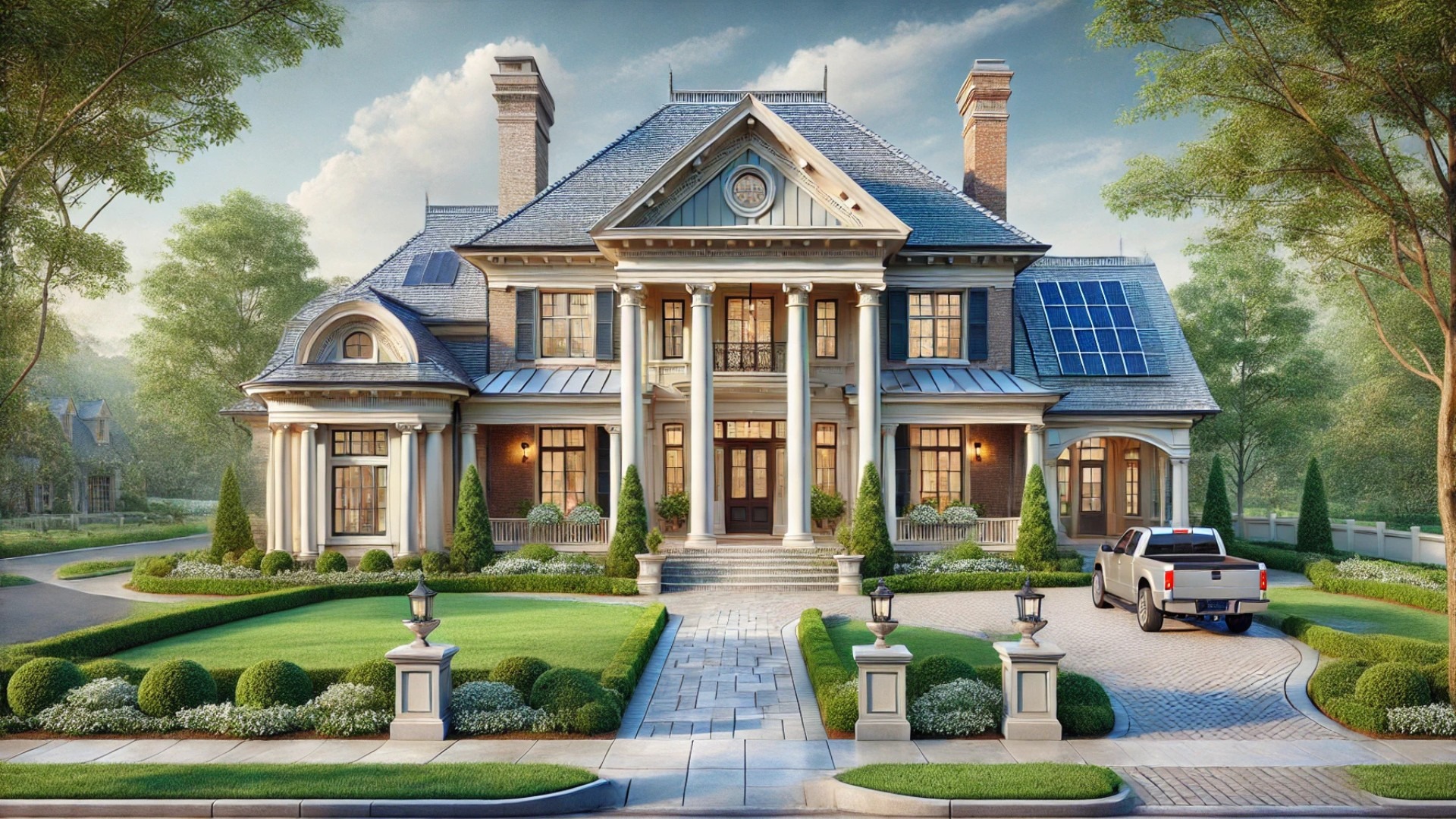 historic, upscale Franklin, TN home with a premium-quality roof — blending luxury, craftsmanship, and curb appeal