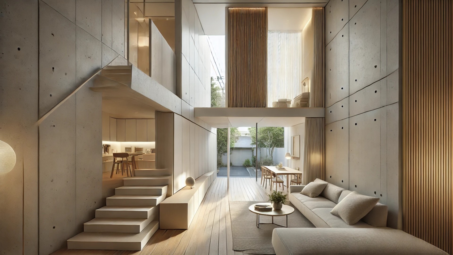 Innovative Japanese Retreat House Design in urban setting