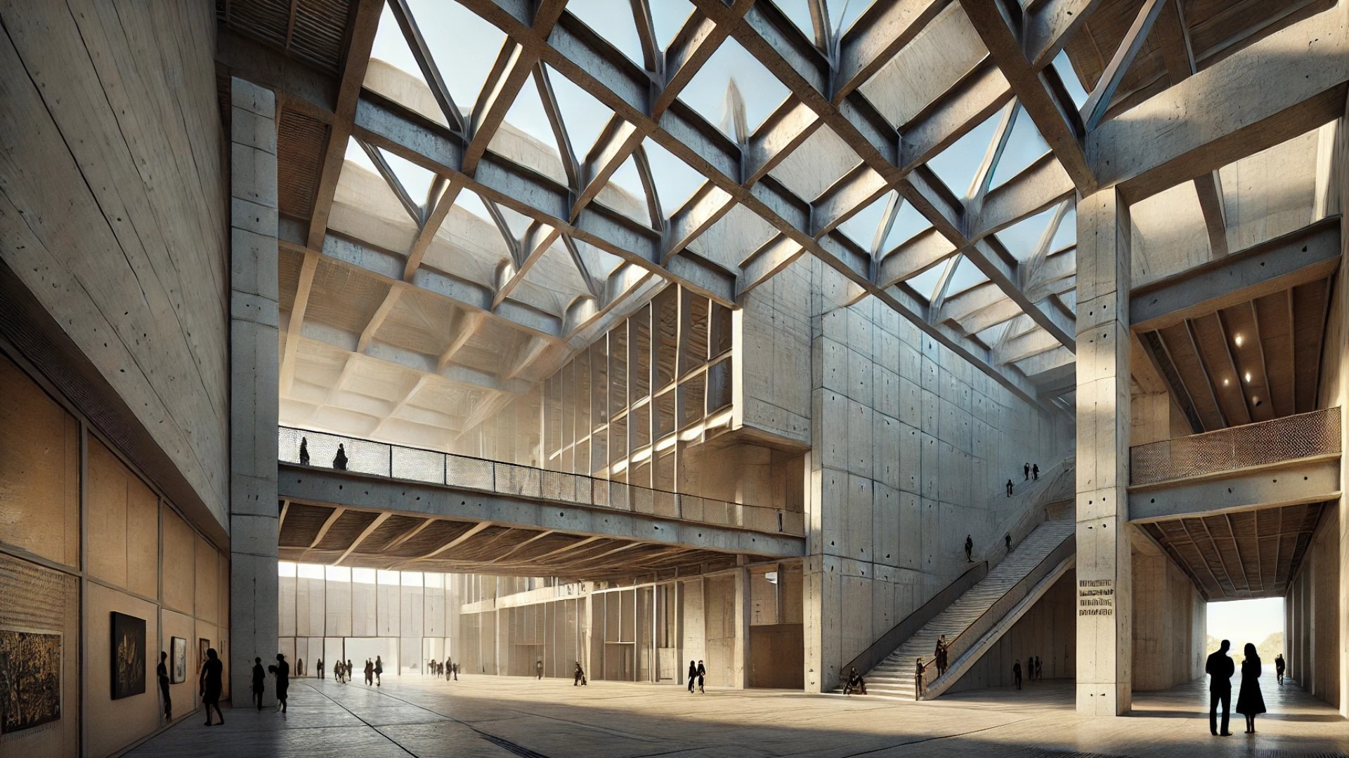 highlighting the concept of material honesty at the Singleton Arts and Cultural Centre, showcasing the raw textures of exposed steel and tilt-up concrete