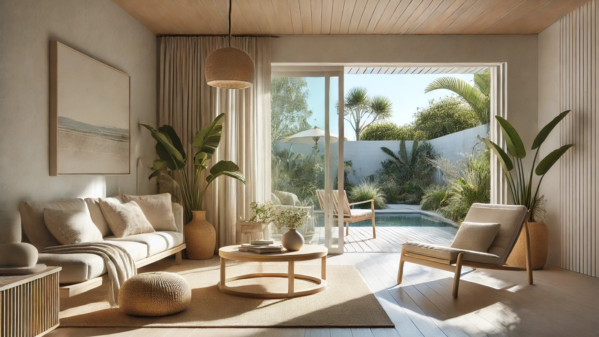 transformation of the Australian red brick home into a contemporary coastal residence with a clean, light-filled aesthetic and strong indoor-outdoor connection