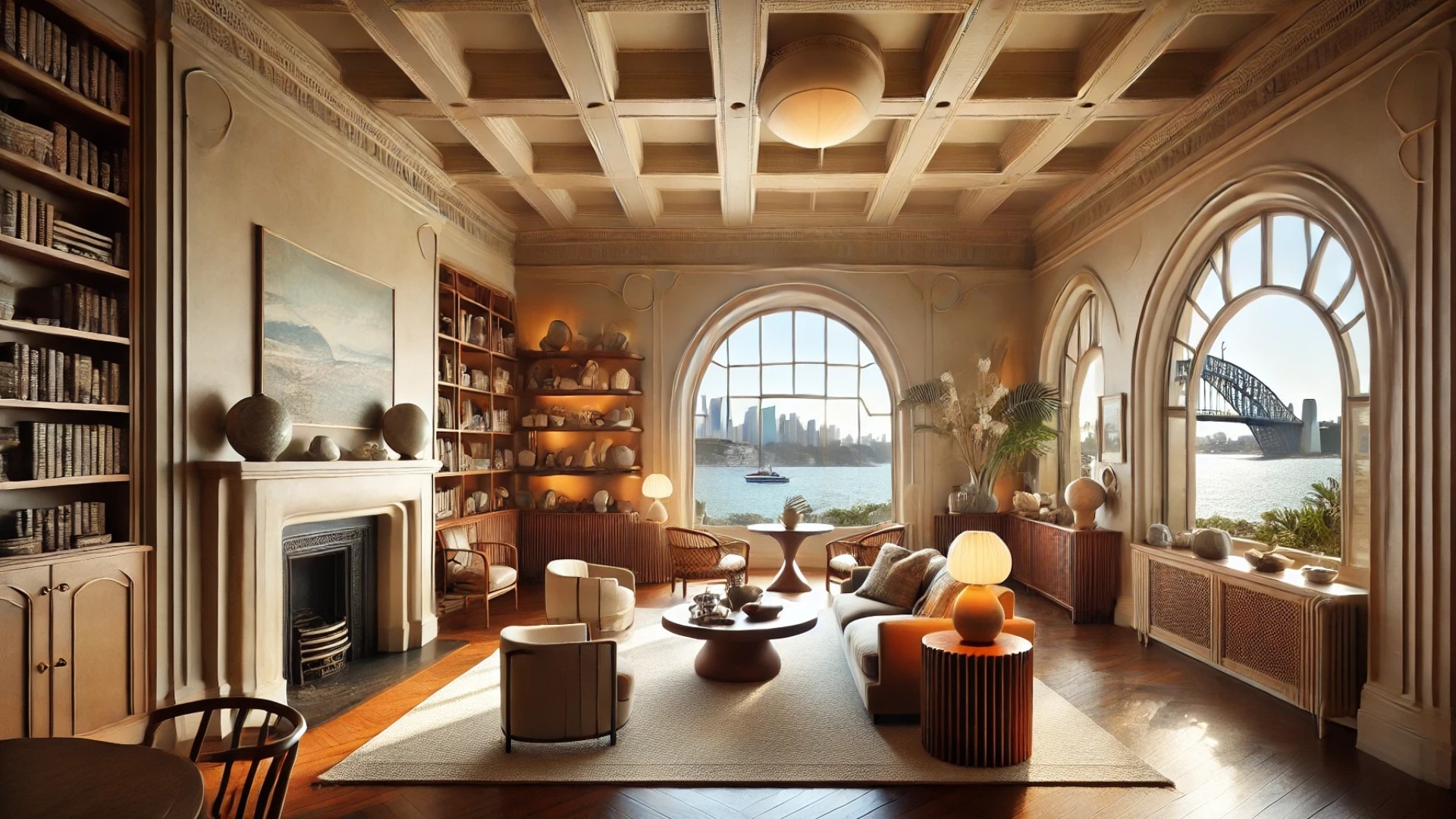 ReclaYm House, reflecting its elegant blend of 1930s Art Deco and modern design