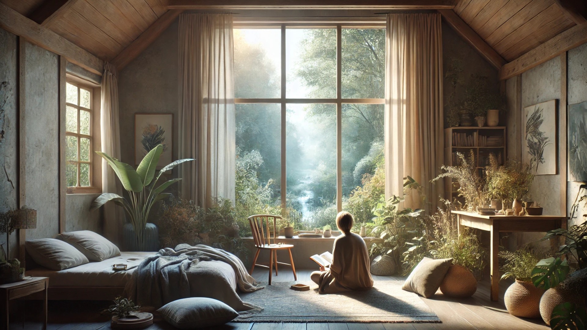 reflecting the calm, introspective environment symbolic of the highly sensitive person’s experience