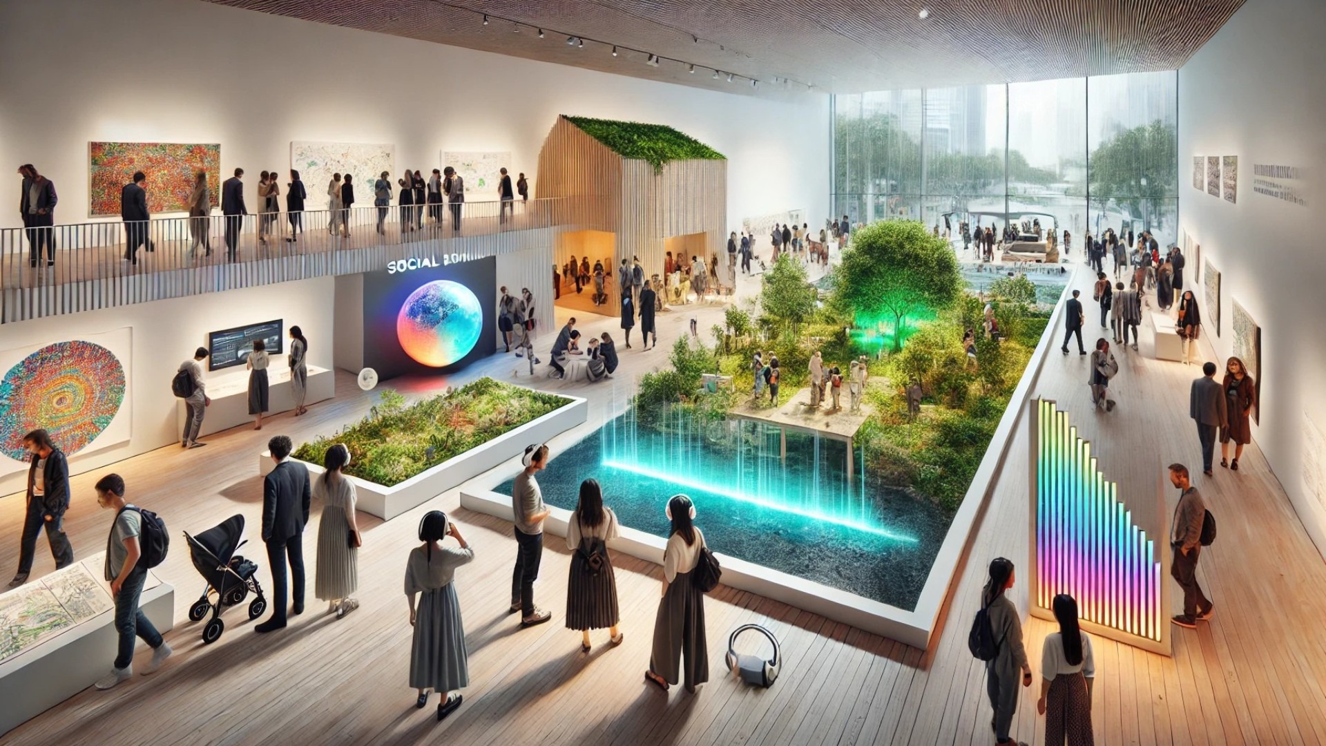 European art exhibition focused on social impact
