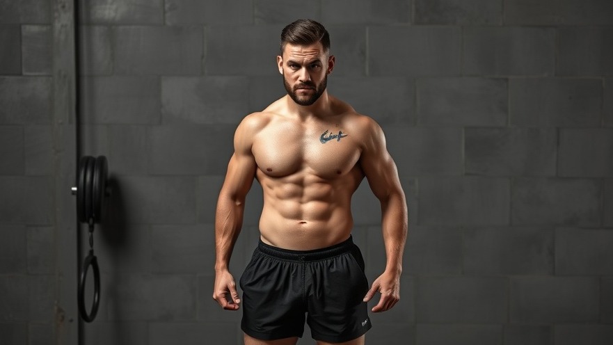 Athlete showcasing weight loss through strength training and proper protein intake.