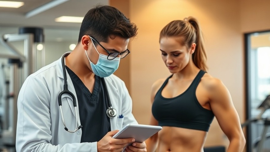 Sports injury recovery process in clinical setting.