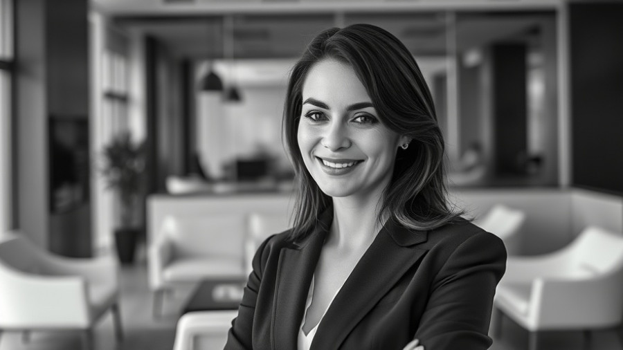 Unlocking Emotional and Physical Healing with a confident woman in formal attire.