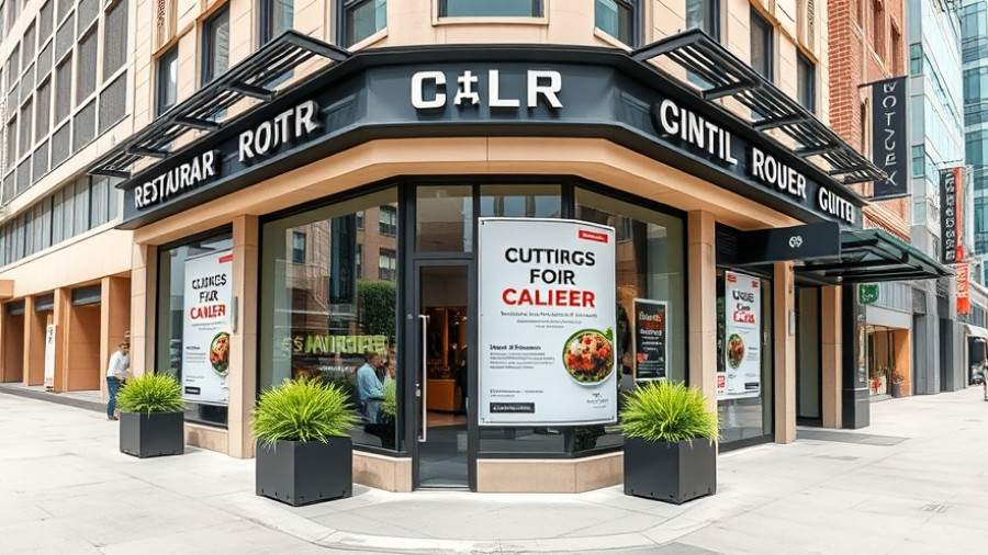 Party Fowl Nashville opening; restaurant exterior with posters and planters.