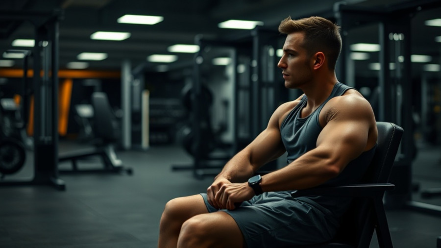 Difference between large group and semi-private training, coach seated in gym.