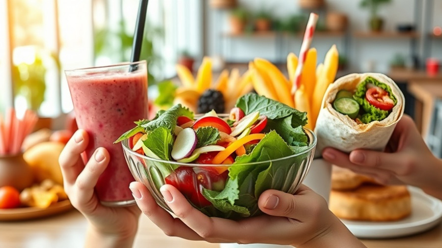 Colorful food items from Beyond Juicery + Eatery Atlanta opening.