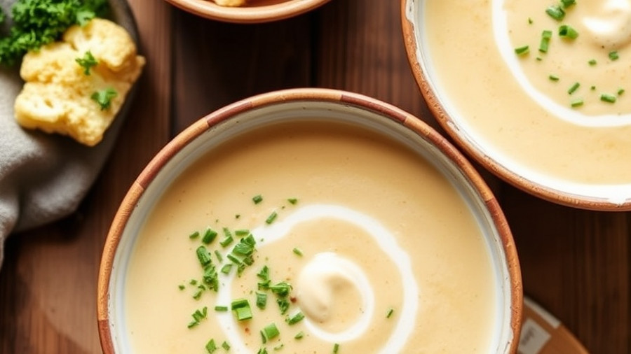 Creamy Roasted Cauliflower Soup
