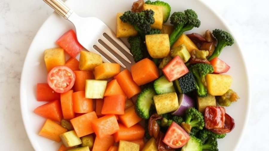 Use This Genius “Half-Plate Veg” Dinner Hack To Cut Calories And Add Nutrients
