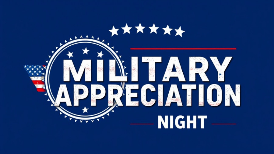 Golden Corral Military Appreciation Night promotional banner.