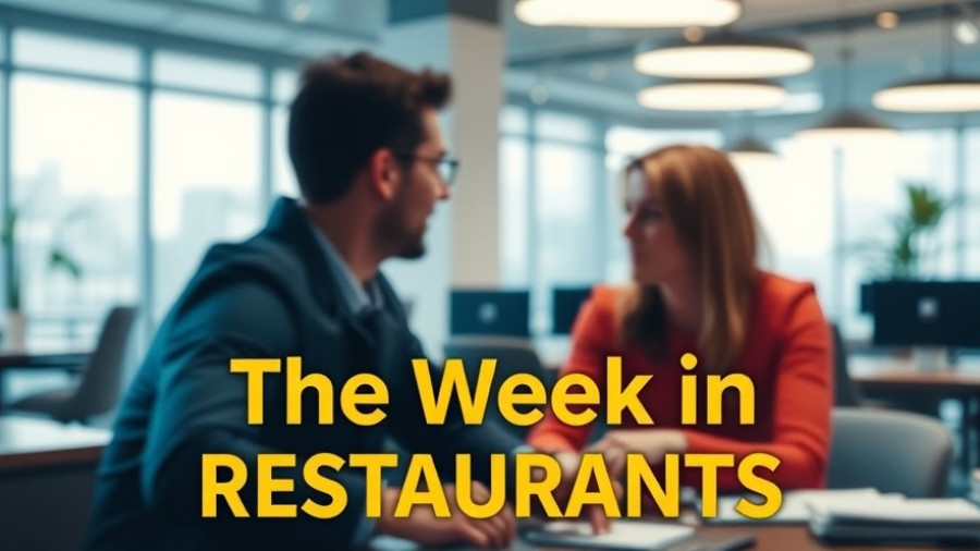 Discussion on restaurant expectations third quarter 2025 with overlay text.