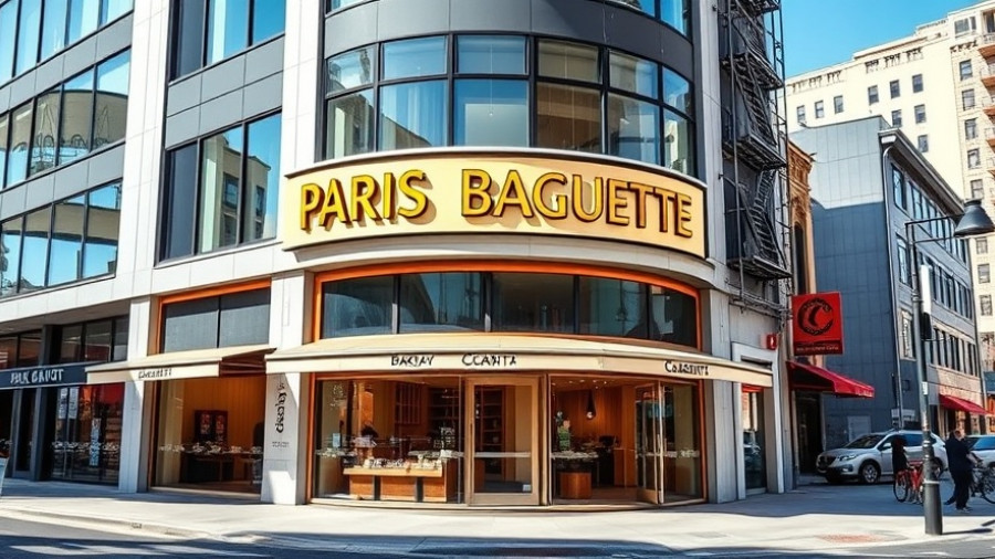 Paris Baguette new bakery café Webster Texas construction exterior