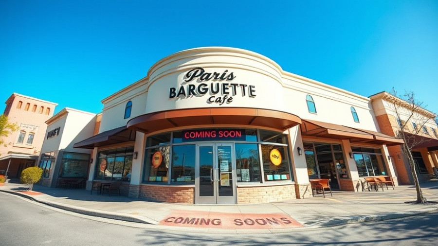 Paris Baguette New Bakery Café in Webster TX exterior view