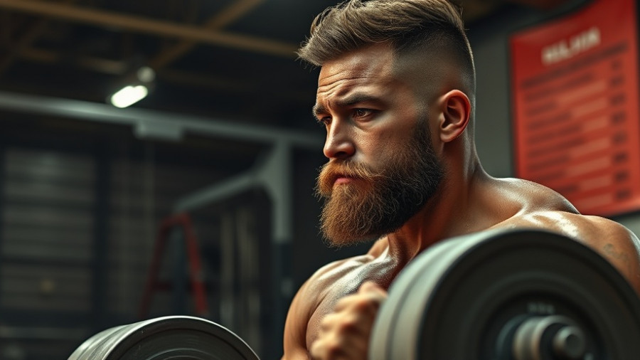 Weightlifter exercising intensely in a gym, best exercises for every muscle group.