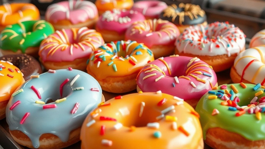 Assorted glazed donuts from Jack's Donuts, bankruptcy impact.