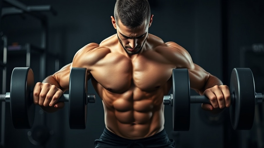 Muscular man lifting weights in gym demonstrating best lower body exercises.