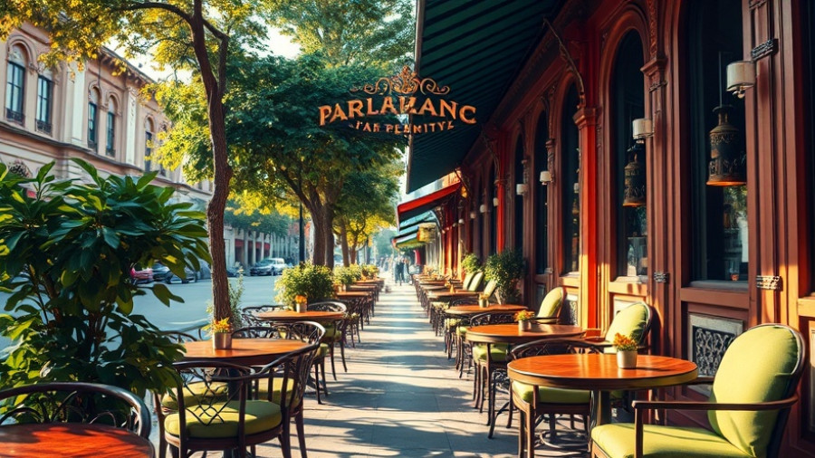 Star Fundraising Campaign Las Vegas at stylish outdoor cafe setting.