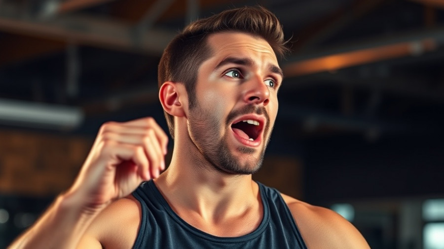 Lively fitness instructor emphasizes core messages in motivational talk.