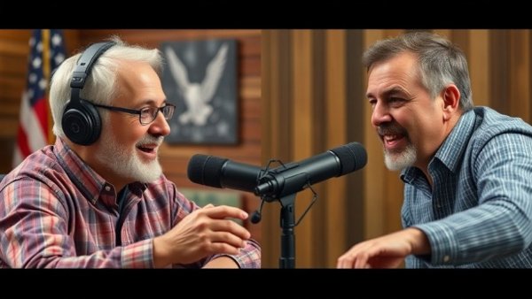 Interactive podcast with mature hosts discussing age adjusted mortality rates.