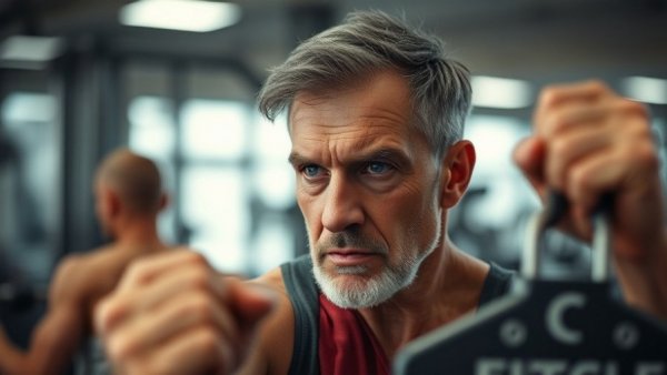 Four Exercises That Will Keep You Moving Forever: man exercising in gym.