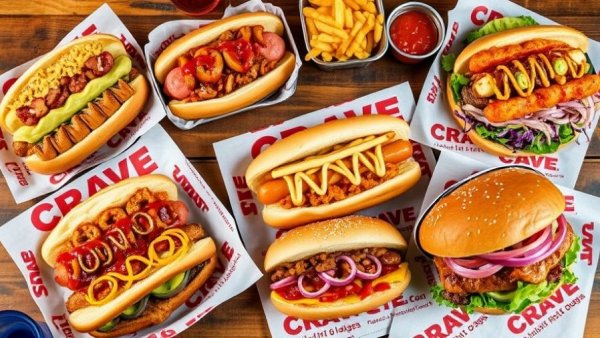 Crave Hot Dogs & BBQ menu showcasing expansion.