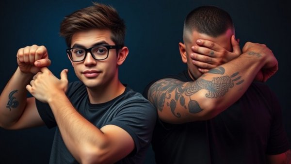 Science-Based Lifting concept with quirky and distressed expressions in cinematic detail