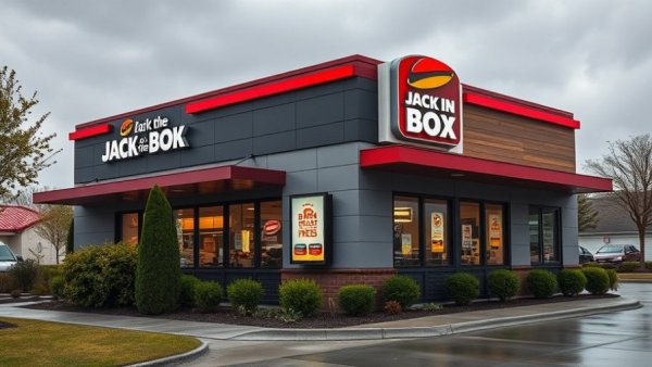 Jack in the Box sales decline featuring restaurant exterior with signage.