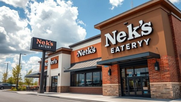 Newk’s Eatery expansion Columbus Mississippi, modern exterior.