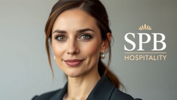 Professional portrait and SPB Hospitality logo, Tonya Robinson appointed as CFO.