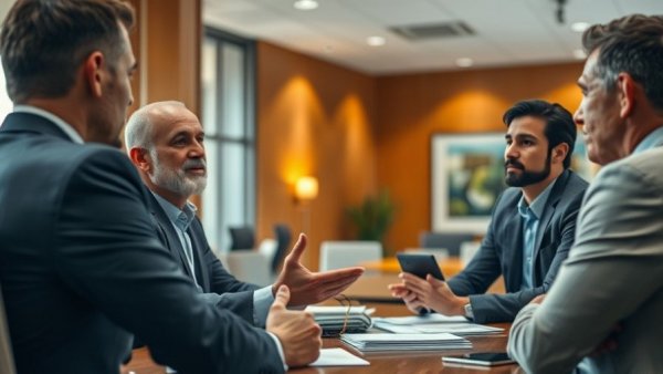 How Humor Enhances Client Engagement in Gyms: Professional meeting image with animated discussion.