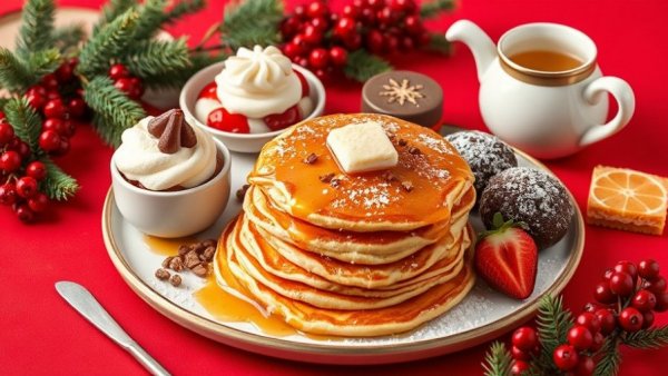 Ruby Slipper winter menu showcasing festive brunch dishes