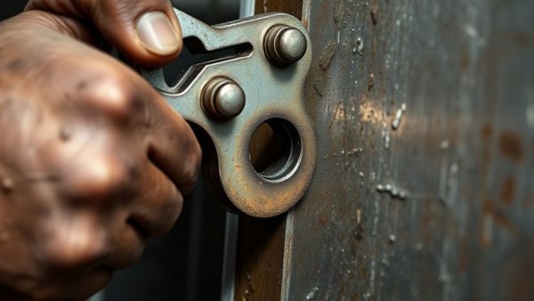 Close-up of Malco Tools Tin Master pressing metal seam.