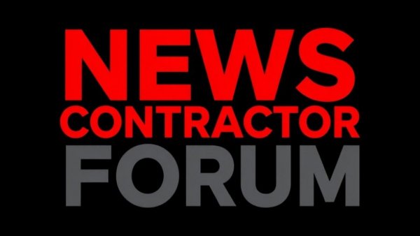 Bold HVAC Contractor Forum logo text in red and gray.