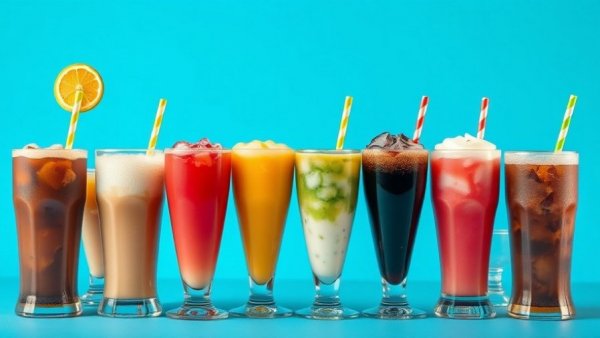 Vibrant lineup of SONIC iced coffee and chiller drinks.