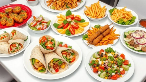 Nick the Greek Restaurant Expansion showcasing diverse Greek dishes.