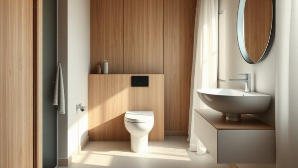 Chic modern bathroom corner for home upgrades and holiday entertaining.