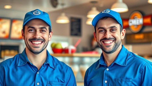 Two men at Handel's Homemade Ice Cream showcasing expansion.