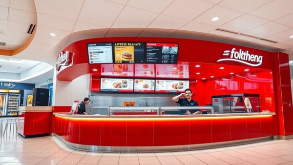 Edo Japanese Grill counter showcasing vibrant design and menu expansion.