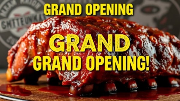 Grand opening ribs at Dickey's Barbecue Pit Littleton.